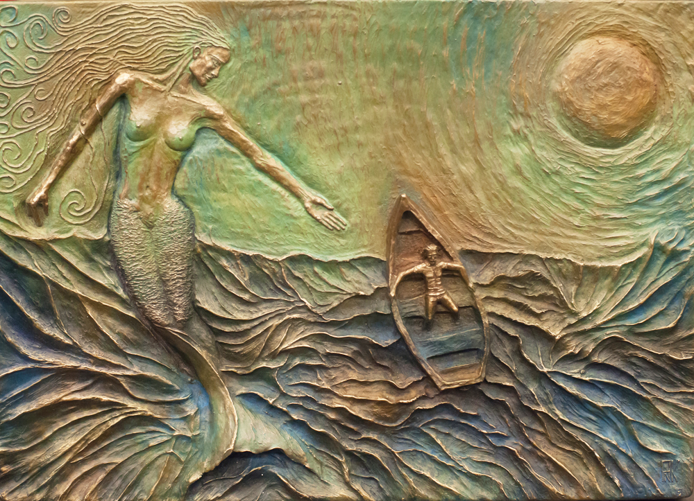Mermaid Bronze Sculpture PNK Sculpture